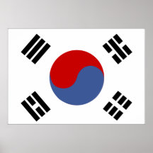 South Korea Flag Poster