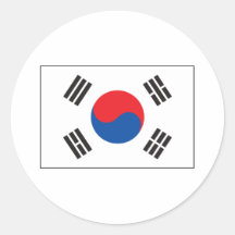 South Korea Flag Sticker