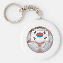 South Korea Football Keychain