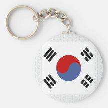 South Korea High quality Flag Keychains