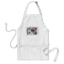 South Korea Waving Flag Aprons