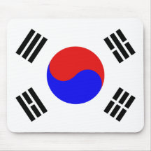 South Korean Flag Mouse Pad