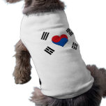 South Korean Heart pet clothing