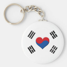 South Korean Heart Key Chains