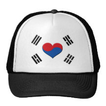 South Korean Heart Mesh Hats