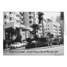 South Miami Beach Florida Greeting Card