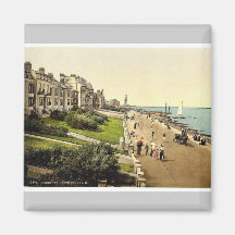 South Parade, II., Herne Bay, England rare Photoch Magnet