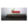 South Pier Lighthouse in the Fog Personalized Photo Card