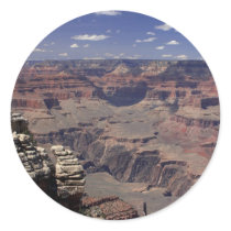 South Rim Of The Grand Canyon In Arizona Round Stickers