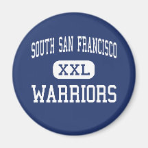 South San Francisco - Warriors Magnets