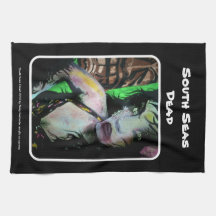 'South Seas Dead'  American MoJo Kitchen Towel