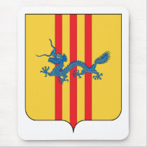 South Vietnam Coat of Arms Mouse Pads