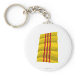South Vietnam Waving Flag keychains