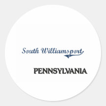 South Williamsport Pennsylvania City Classic Sticker