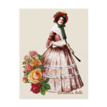 Southern Belle Vintage Postcard