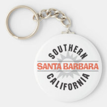 Southern California - Santa Barbara Keychain