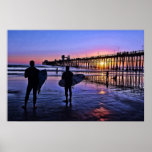 Southern California Sunset Poster