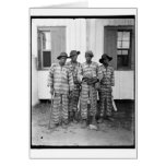 Southern chain gang 1900-1906 greeting card