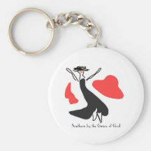Southern Gal Keychain