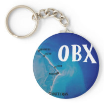 Southern OBX map Key Chains