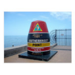 Southernmost Point Buoy Key West Florida Postcard