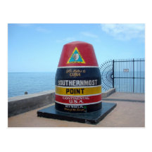 Southernmost Point Buoy Key West Florida Postcard