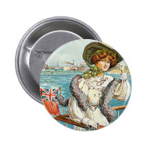 Southsea and Portsmouth Pinback Buttons