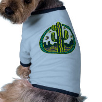 Southwest Cactus Doggie Tshirt