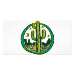 Southwest Cactus Customized Photo Card