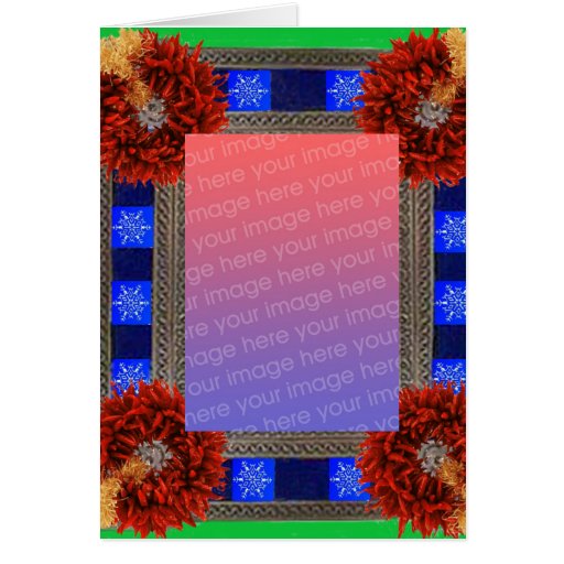 Southwest Christmas Template Greeting Cards
