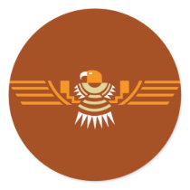 Southwest Eagle Round Sticker