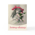 Souvenir Affectueux Vintage French Card