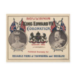 Souvenir of the Coronation of Edward VII postcards