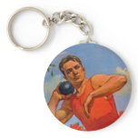 Soviet Athletic Propaganda Keychains