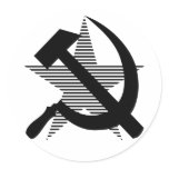 Soviet Black Hammer & Sickle stickers