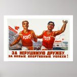Soviet Friendship and Sport Posters