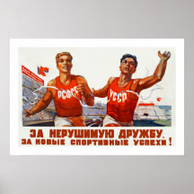 Soviet Friendship and Sport Posters