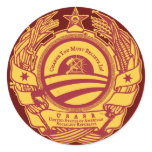 Soviet Obama Party Seal stickers