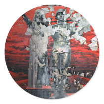 Soviet Warfare Round Sticker