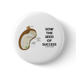 Sow The Seed Of Success (Seed Anatomy Humour) buttons