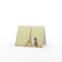 Soxy in Paris note card