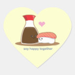 Soy Happy Together Heart Sticker