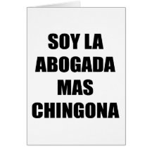 Soy La Abogada Mas Chingona Cards