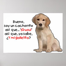 Soy un cachorrito posters