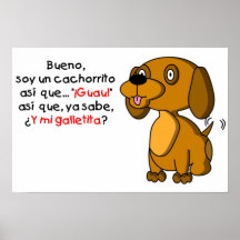 Soy un cachorrito poster