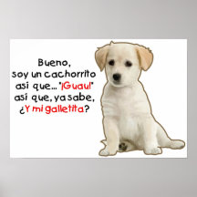 Soy un cachorrito poster
