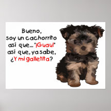 Soy un cachorrito posters