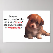 Soy un cachorrito print