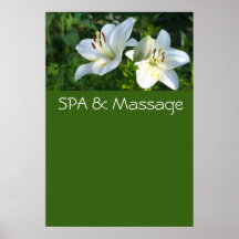 SPA and massage Posters