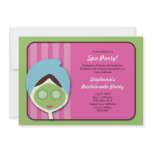 Spa Bachelorette or Birthday Invitation